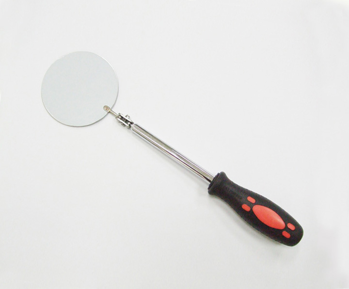 1102BC Large Telescoping Round Stainless Steel Inspection Mirror